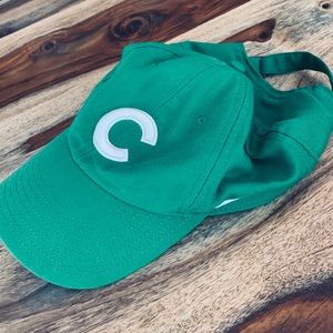 Green Nike Chicago Cubs adjustable hat